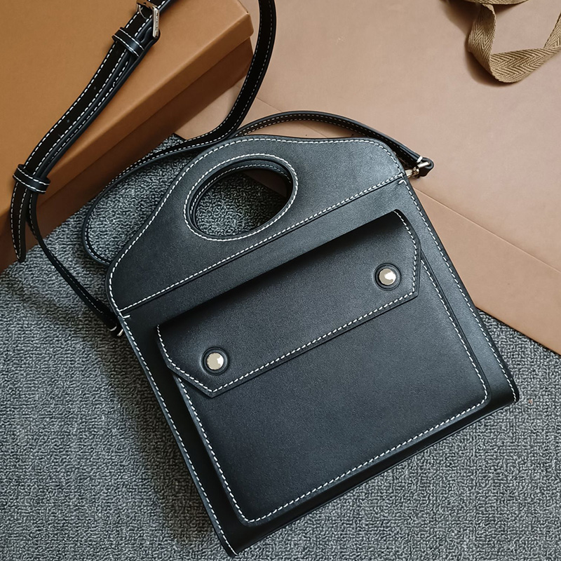 Mirror Quality Women Tote Bag Luxury Genuine Leather Designer Shoulder Bag Official Bussiness Handbag Brown Black Leather