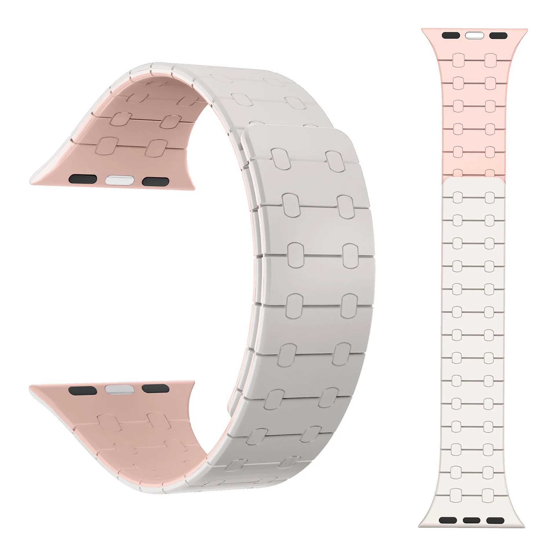 Uhrenarmbänder Magnetisches Silikonarmband für Watch Ultra Band 49 mm 45 mm 41 mm Armband Correa 40 mm 44 mm 38 mm 42 mm iWatch Serie 8 SE 7 6 5 4 24323