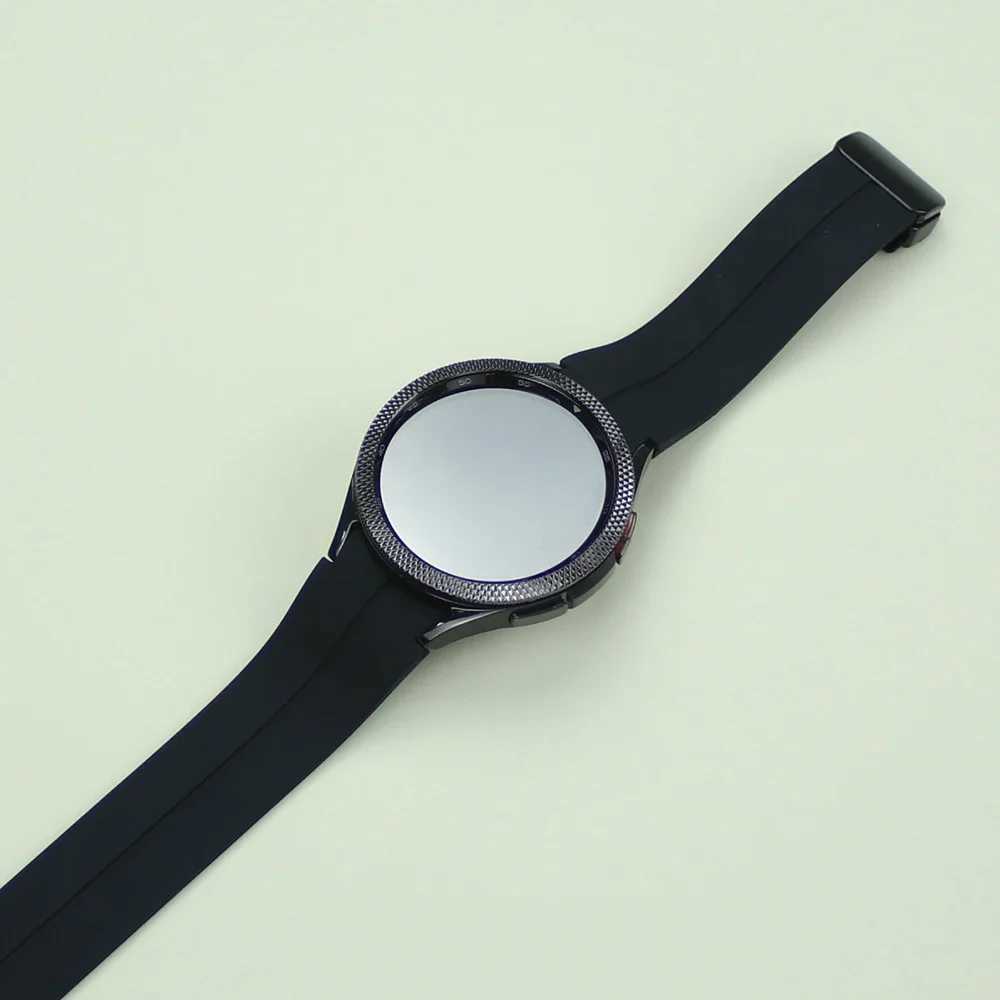 Titta på band Samsung Galaxy Watch 6 5 4 Classic 43mm 47mm 42mm 46mm 40mm 44mm Cover Ring Bumper Adhesive Housing Watch3 41/45mm 24323