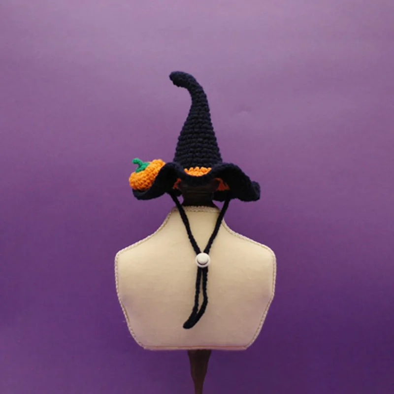 Odzież Pet Hat New Pet Halloween ręcznie robiony czapka wełna wełna pies pies świąteczny