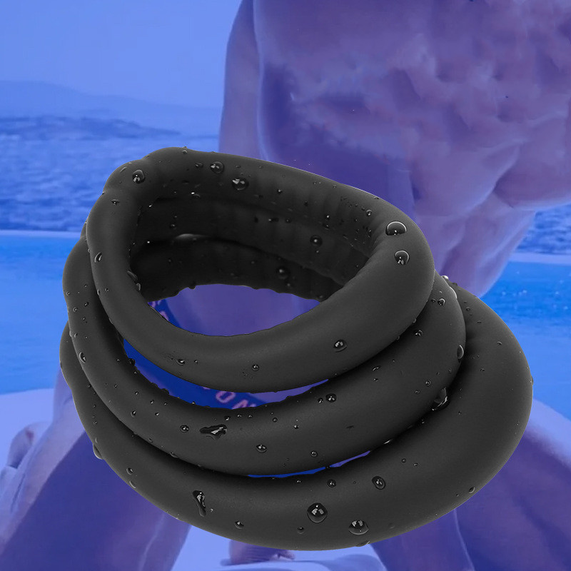 Riutilizzabile Silicone Liquido Rubinetto Del Pene Anello Maschile Ritardare L'eiaculazione Giocattoli Del Sesso Gli Uomini Scroto Testicolo Restraint Duratura Erezione Giochi Adulti