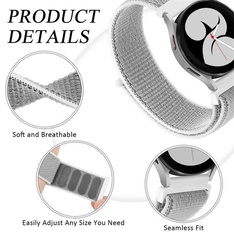 Watch Bands Samsung Galaxy Watch 5/4/6 44mm 40mm/classic 46mm/Active 2/Gear S3 Bracelet Correa Galaxy Watch 5 Pro 45mm 24323