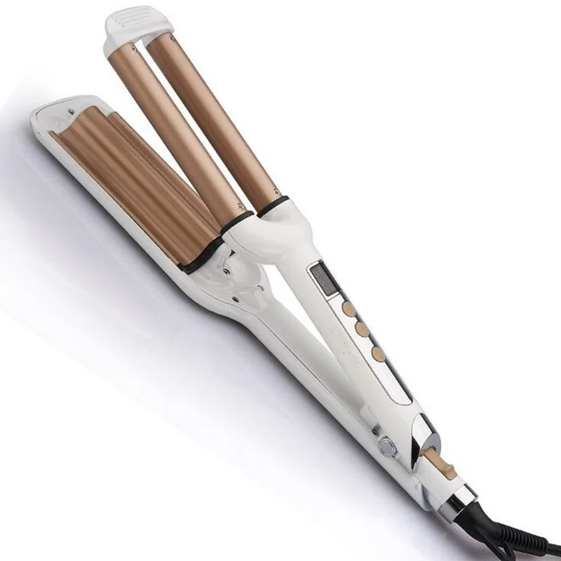 Iron 3 baryłki Wyświetlacze wyświetlacze rolki ceramiczne Curling Iron Waver Waver Iron Curling Fala Curler Rollers Wande