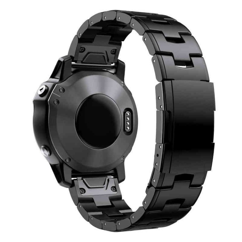 En titanlegeringsarmband kompatibelt för Garmin Fenix ​​5x plusx 5x 6x 3 3HR -rem 26mm för nedstigning MK2S MK1 MK2 H220419277N