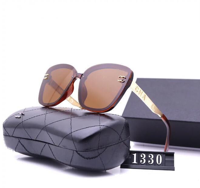 Luxury Sunglasses polaroid lens Designer letter womens Mens Goggle senior Fashion Eyewear For Women eyeglasses frame Vintage Metal Sun Glasses With Box