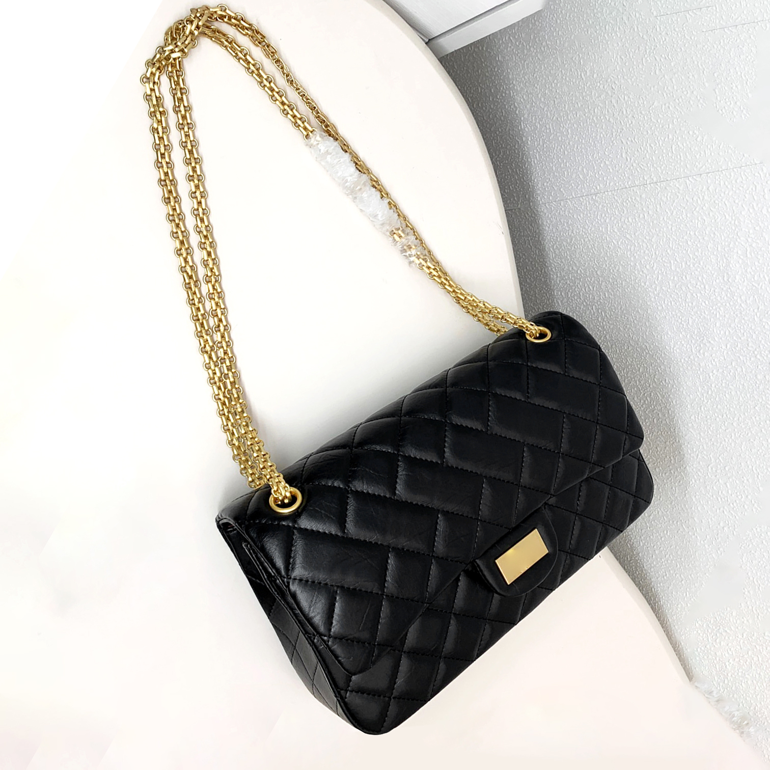 10A Marca de lujo Moda Bolsos de hombro a cuadros Diseñador bolso de cadena billetera Bolso cruzado para mujer bolso para teléfono Cuero suave Bolso de lujo c bolso con doble solapa Bolso sobre