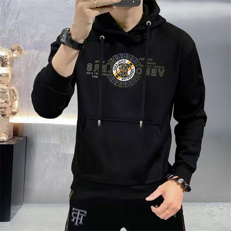 2024 MENS HOUDIES Fashion Classic Designer Women Sweatshirts Casual Loose Hooded Fleece Sweater Clothing High Street Bomull