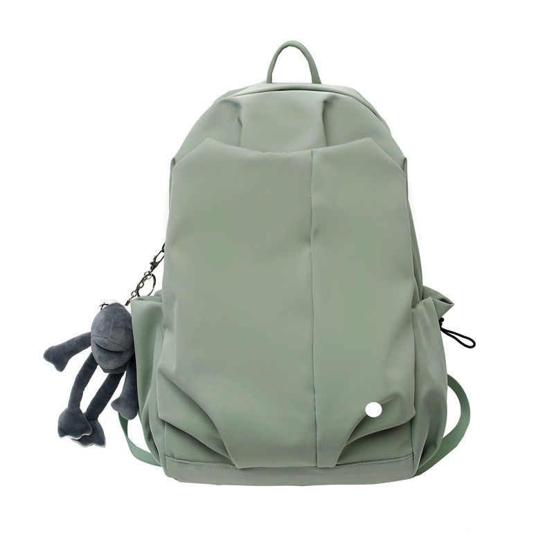 Lu Schoolbag Male College Students Simple Siglapacise Backpack Middle School High School Travel Backpack