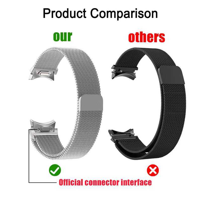 Bracelets de montre Bracelet de 20 mm adapté pour Samsung Galaxy Watch 6/5/4/Classic 47 mm 43 mm 40 mm 44 mm Milan Ring Bracelet Correa Galaxy Watch 5 Pro 45 mm bracelet 24323