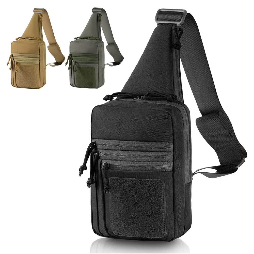 Bolsas bolsas táticas para pistola de pistola escondida bolsa de ombro de pistola rápida bolsa de pacote de pacote de crossbody de pacote militar para caça