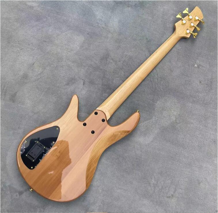 5-strunowy Butterfly Bass Connection, Yin i Yang Face Body Body Older, Maple Track, Rosewood Twalenboard, EMG Bass Special Pick