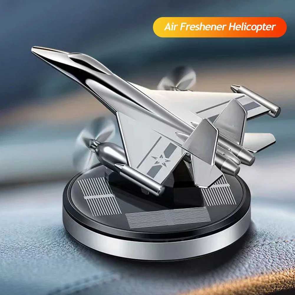 Car Air Freshener Solar Car Air Freshener Airplane Rotating Aromaterapy Parfym Car Diffuser Hållbar parfymbil Interiör Dekoration 24323