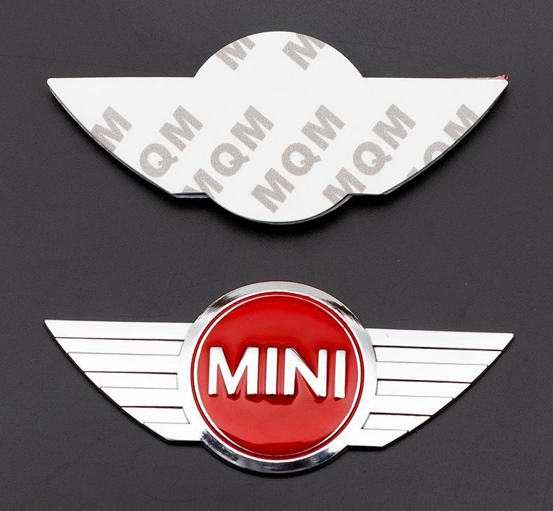 Mini COOPER S Metalen 12*5cm Kap BADGE Staart Emblem F56 R50 R56 R53 R52 ACHTER Auto Styling auto Accessoires