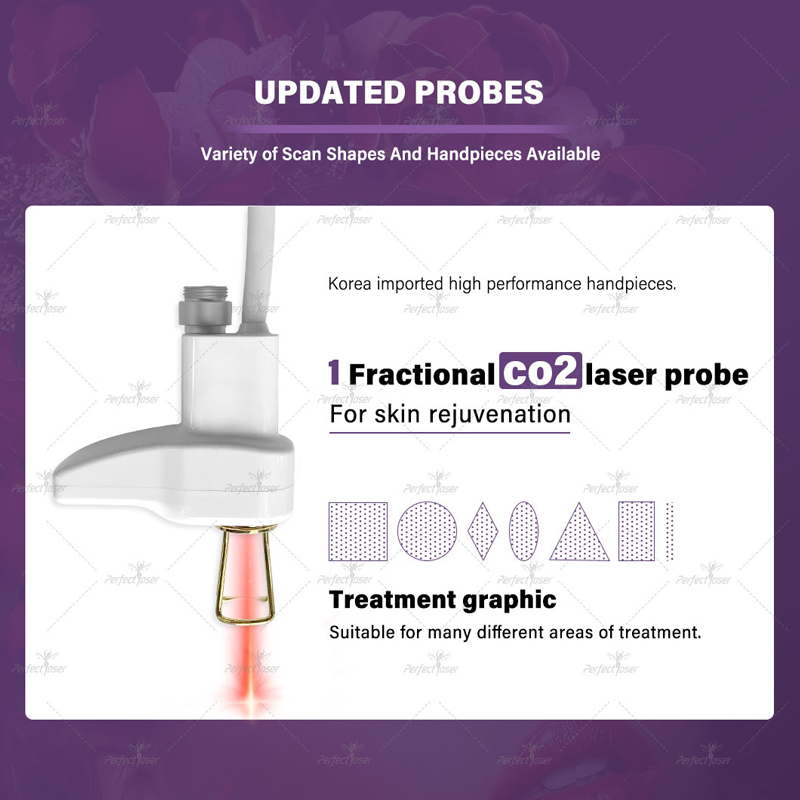 Senaste 70W ärrborttagningsmaskin hud dra åt stretchmarknader borttagning fraktionell laser CO2 fraktionell laser anti-aging akne behandling