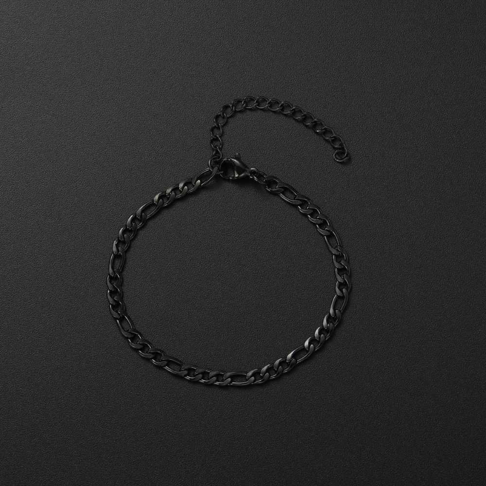 Chaîne Bracelet de chaîne en acier inoxydable à bas prix à bas prix de 4 mm