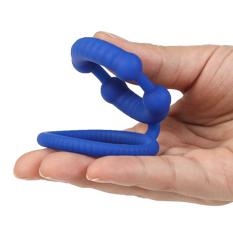 Двойные силиконовые кольца для пениса, удерживающие мошонку, задержка эякуляции, секс-игрушки для мужчин, игры для взрослых, товары