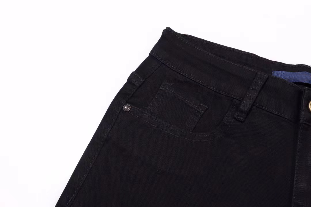 Jeans de créateur pour hommes street wear imprimé tournesol noir motif de dessin animé hip-hop imprimé luxueux rétro Baggy pantalon noir hommes et femmes pantalons larges taille haute