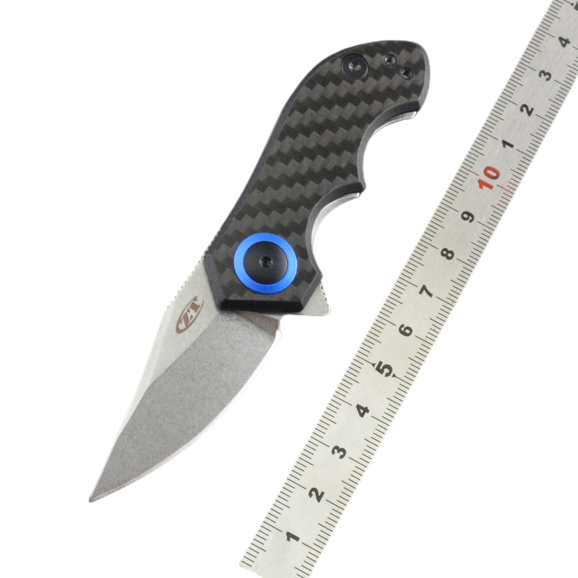 Высококачественный маленький складной нож 0022 CPM-20CV, лезвие из углеродного волокна + ручка из нержавеющей стали, шарикоподшипник для кемпинга, карманные складные ножи с флиппером