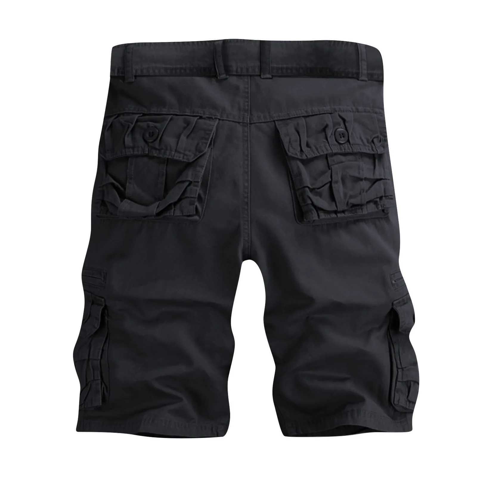 Mäns shorts herrar shorts märke mens trend produkt shorts mens fasta färgficka shorts sommar ny casual rak shorts mens ropa 24325