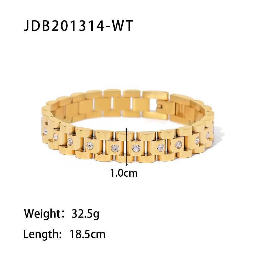 Cadeia Uworld Aço inoxidável Bracelet de corrente de ouro