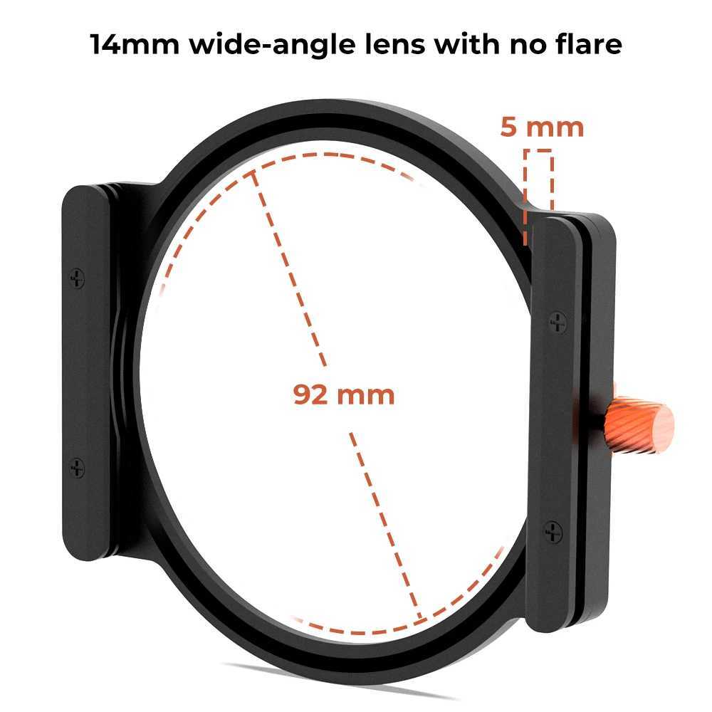 Filtri K F Concept Kit filtro ND quadrato 100x100mm adatto fotocamere Canon Rivestimento multistrato Len 28 Portafiltro ND1000 Adattatore anello filtroL2403