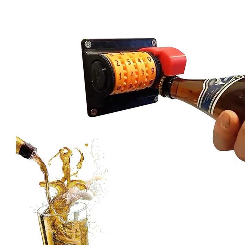 Outils de bar Compteur de bière Ouvre-bouteille Créatif Comptage automatique Outils d'ouverture de bière pour les bars Cuisine Fournitures de fête Cadeaux de fête des pères 24322