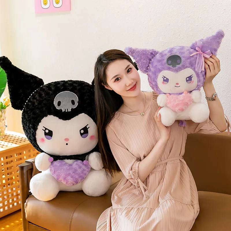 New Pearl Love Kuromi Plush Toy Little Devil Doll