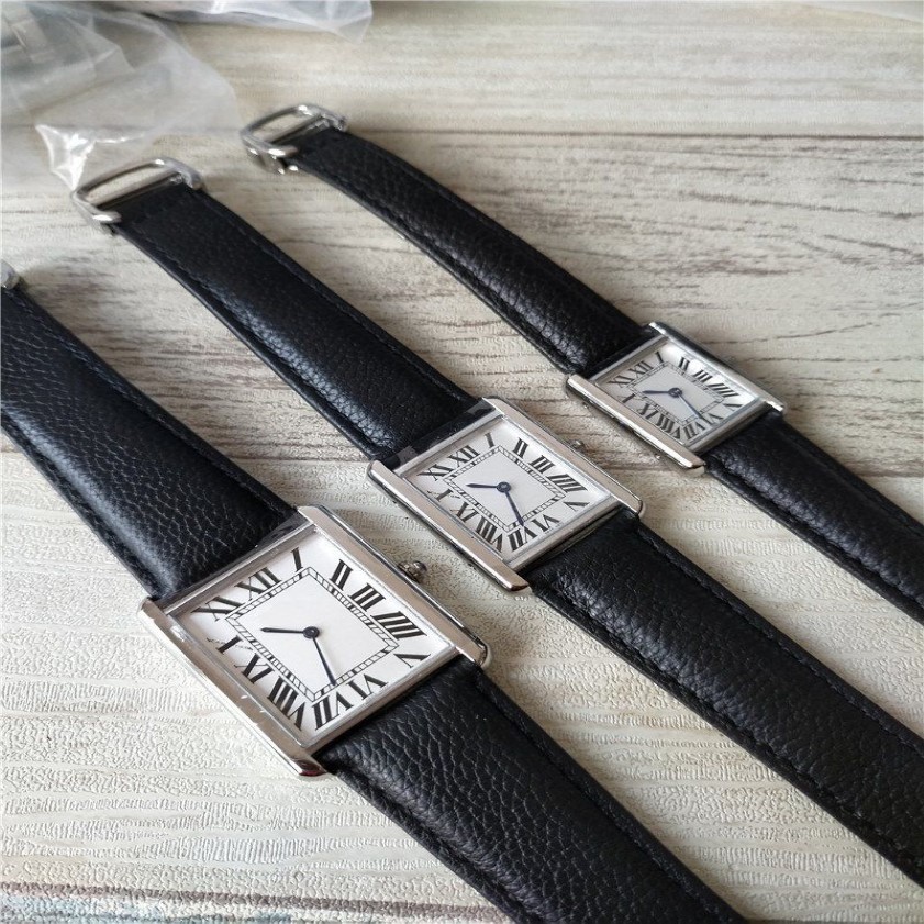 Sprzedaj klasyczną mężczyznę Kobiet Kwarc Ruch Watch luksusowy stal ze stali nierdzewnej luksusowy zegarek kwarcowy zegarek żeńska moda biznes CA324P