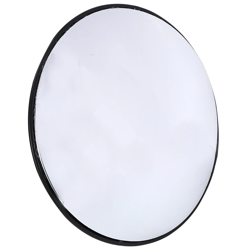 Lastoortsen 2x 30cm Wide Angle Security Road Mirror Curved for Indoor Burglar Roadway Safety Traffic Signal Convex Mirrorblack