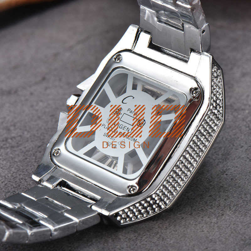 Keep real Pass diamond test Moissanite watch Full Diamond Iced out Designer Hip hop Watch Luxury Jewelry Watch Sapphire mirror High quality Original With box