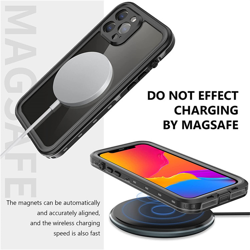 CASEiST Professionele IP68 waterdichte telefoonhoes Sneeuwbestendig 360 Volledige beschermende onderwaterzwemmen Duikhoes voor Apple iPhone 15 14 13 12 11 Pro Max Plus Mini XS XR