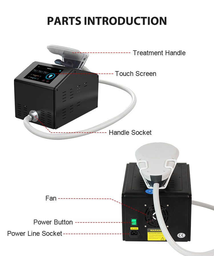 Hoge energie gerichte elektromagnetische golf EMS vetverbranding Heup Lifting Body Sculpt Machine te koop