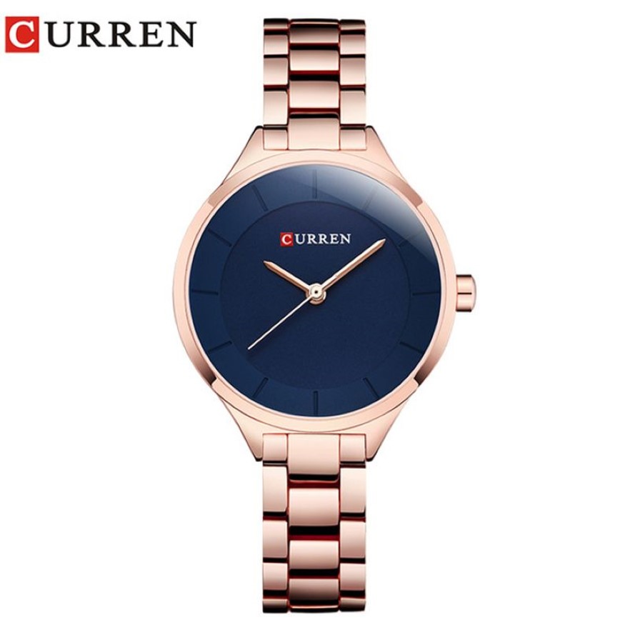 Curren montres femme célèbre marque étanche dames montre en acier inoxydable étanche femme montre pour femmes Bayan Kol Saati 201114324o