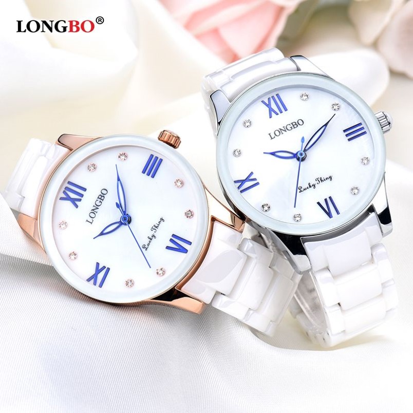 CWP 2021 TOP Brand Longbo Luxury Fashion Casual Quartz Ceramic Watches Lady Relojes Mujer Femmes Wristwatch Girl Robe Femme Ladie238V