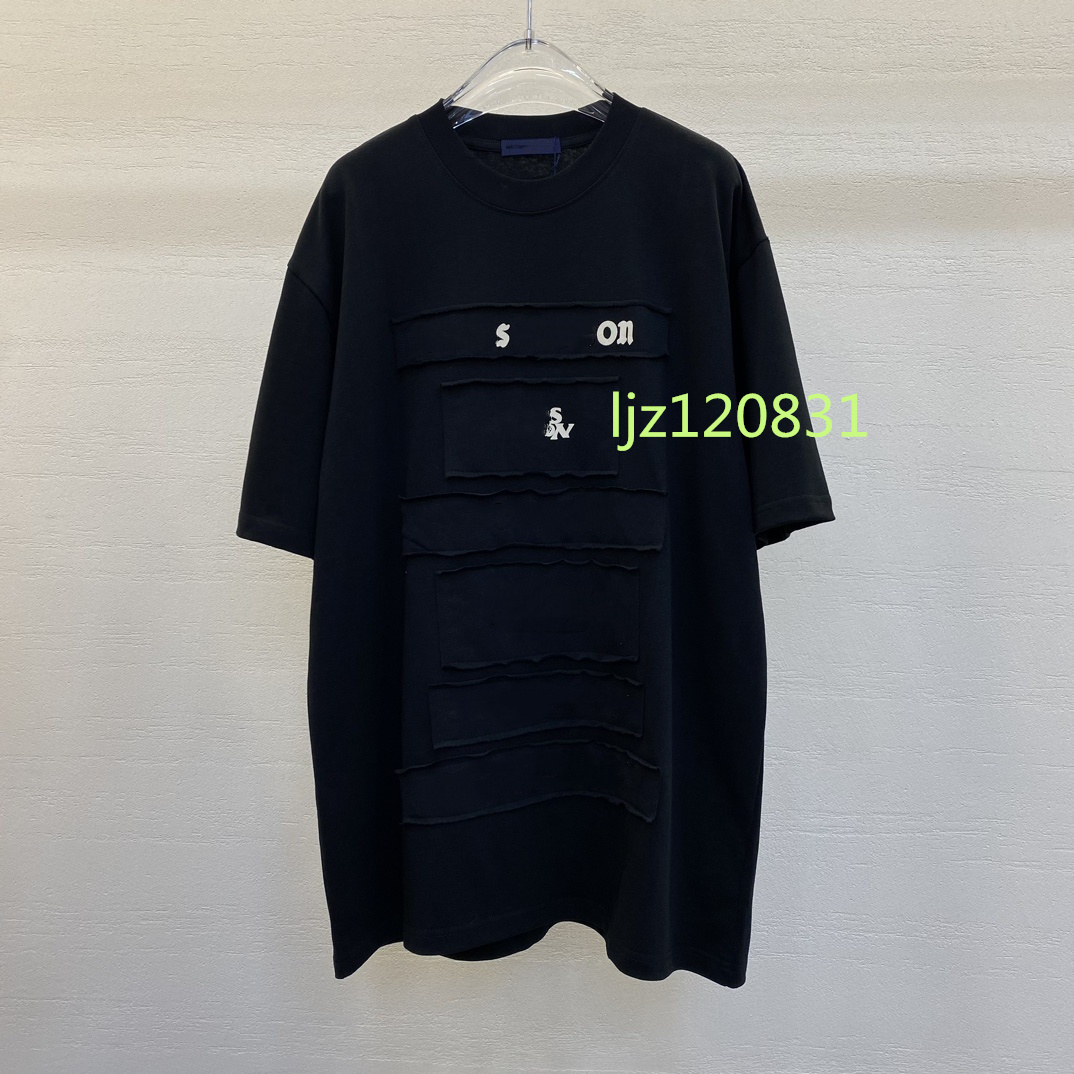 2024SS Camicia a maniche corte da uomo di nuova moda estiva da uomo T-shirt da donna Stampa di lettere Maglietta da uomo traspirante casual maglietta di design camicia hellstar S-XL