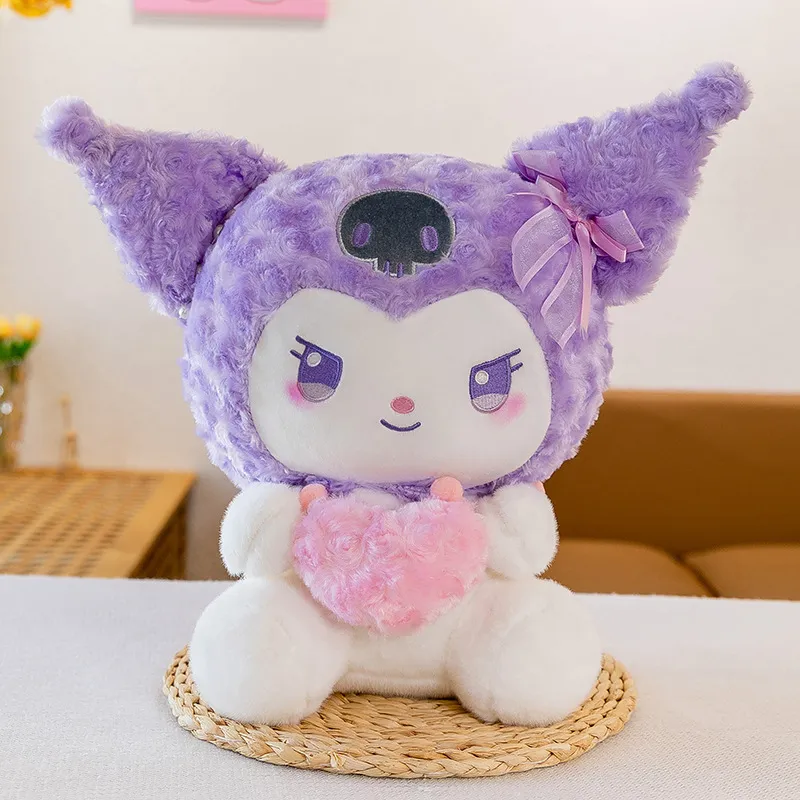 New Pearl Love Kuromi Plush Toy Little Devil Doll