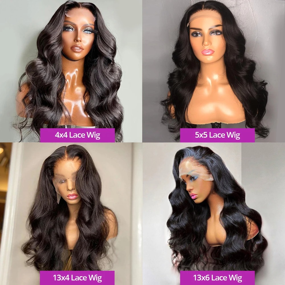 40 42 46inch Body Wave 360 ​​HD Lace frontale pruik Human Hair Glueless Braziliaanse golvende 13x4 13x6 Lace Front Harenpruiken voor vrouwen voor vrouwen