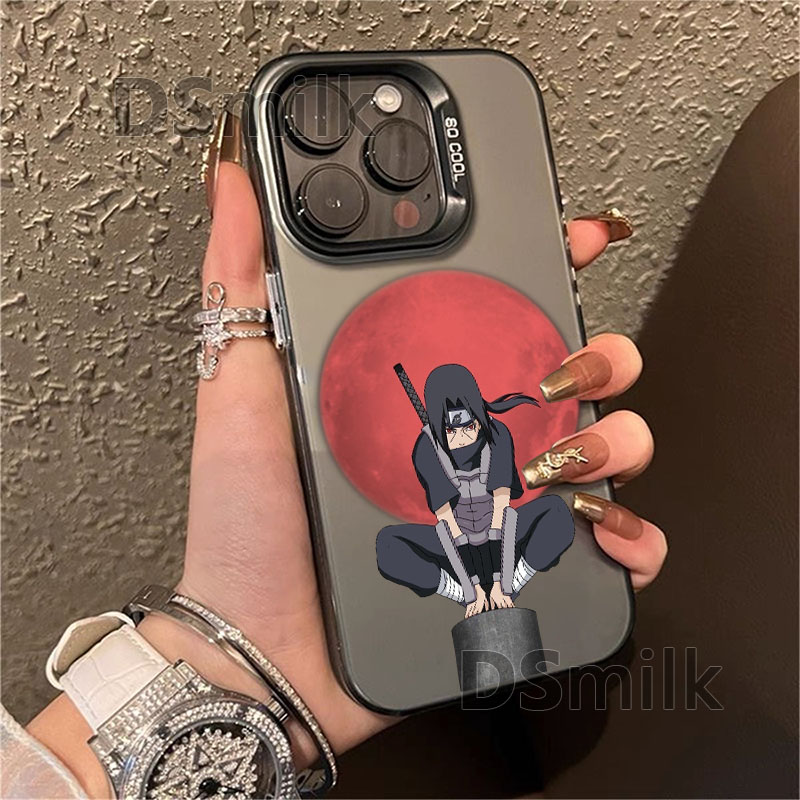 Cartoon Anime Telefon Case na iPhone 15 14 13 Pro 12 11 Pro XS X XR Max Aurora Hard PC TPU Case Tylne okładka