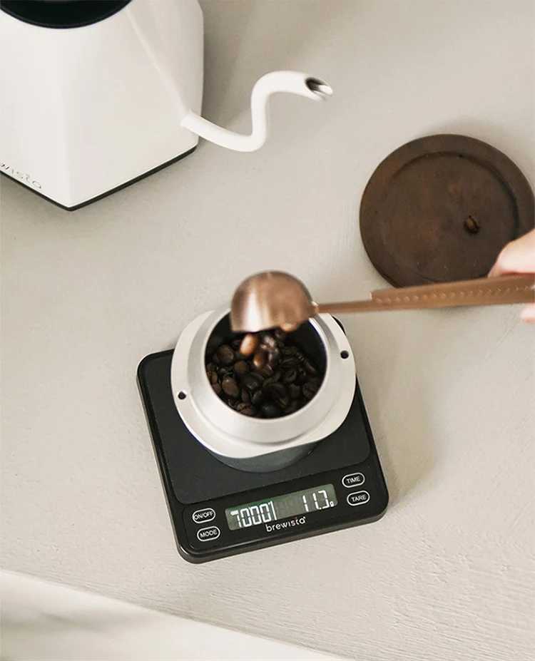 Bilancia domestica Brewista-Mini bilancia da cucina elettronica tascabile con timer 2 kg 240322