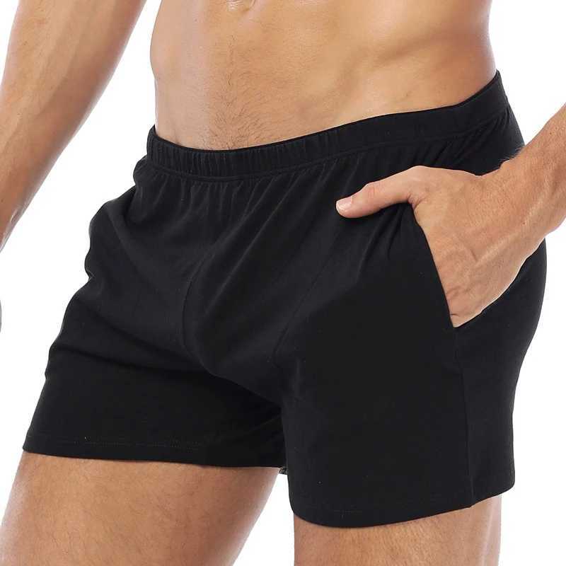 Men's Shorts Mens Shorts 100% cotton loose boxer shorts four shirts mens boxer shorts breathable underwear solid color comfortable cotton 24325