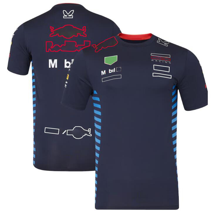 T-shirt d'été à manches courtes pour hommes et femmes, polo de course F1, même personnalisé, 2024