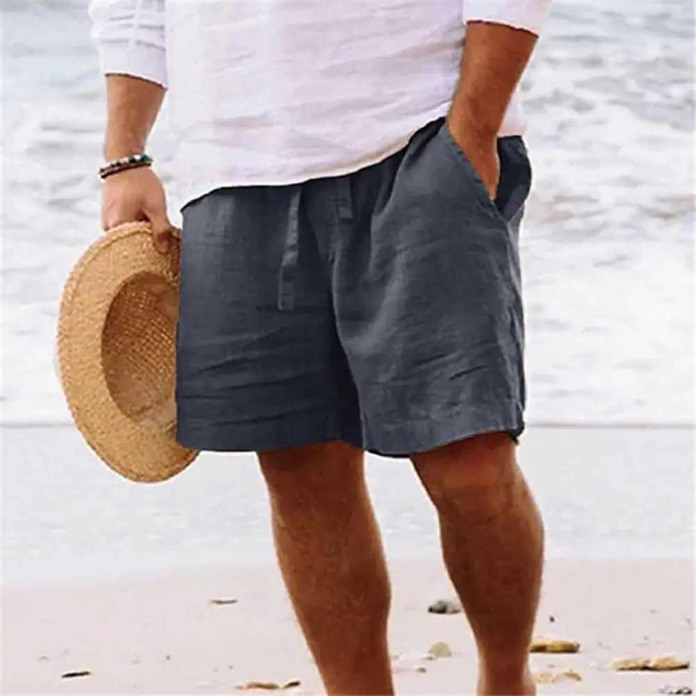 Męskie szorty męskie szorty letnie męskie spodenki z kieszeniami sznurkowymi proste szerokie nogi długość kolan męskie spodnie sportowe luźne dopasowanie kulturystów chłodne szorty 24325