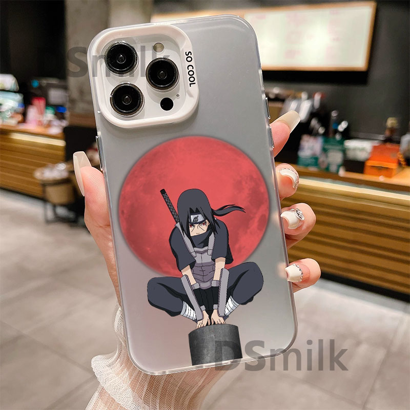 Cartoon Anime Phone Case for iPhone 15 14 13 Pro 12 11 Pro XS X XR Max Aurora Hard PC TPU Case