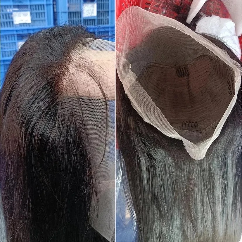 30 32inch 13x6 Spets Front Human Hair Wigs 360 Full HD Spets Frontal Wig Pre Plucked Brasilian Bone Straight Wigs For Women