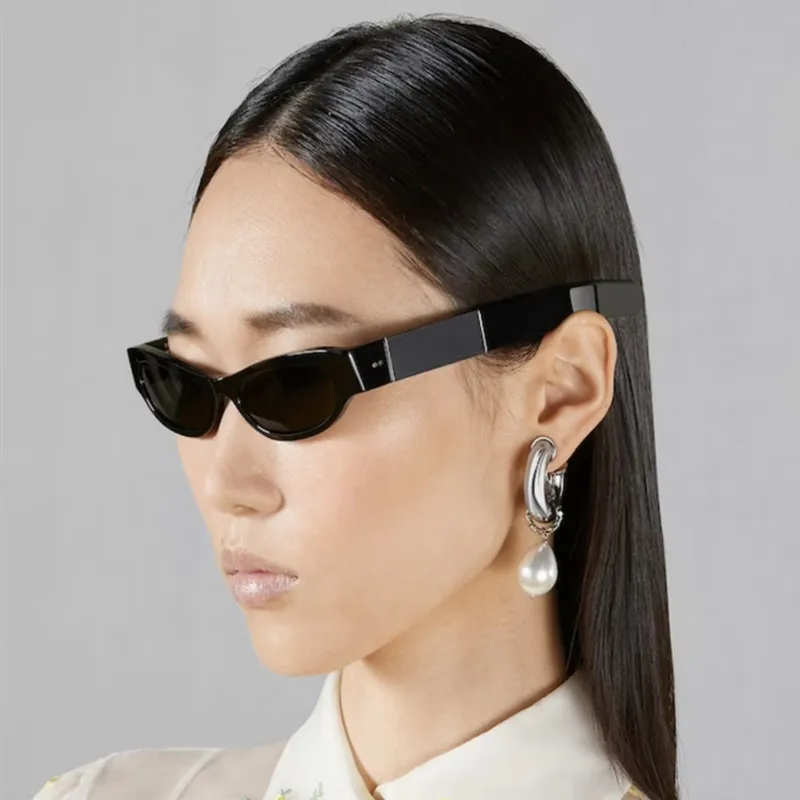 Petites lunettes de soleil rectangulaires en acétate d'été pour GG1635S Bizarre mode rétro fête marque lunettes de soleil de créateur pour femmes lunettes de soleil UV400