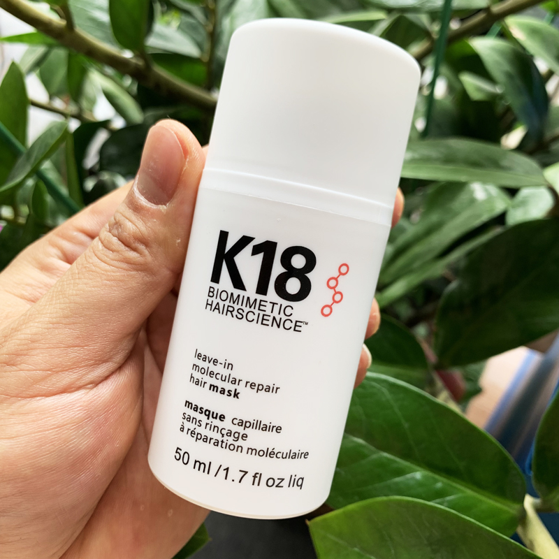 K18 masque capillaire réparateur sans rinçage traitement de réparation moléculaire pour réparer les cheveux secs ou endommagés 50 ml 4 minutes pour inverser les dommages causés aux cheveux