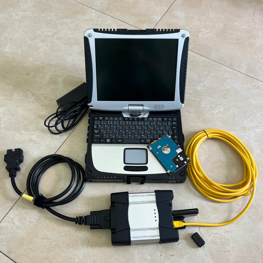 Voor BMW wifi ICOM VOLGENDE met CF-19 Laptop Diagnostic Programming Tool SW V2024.03 SSD 960 GB WIN10 Klaar Gebruik