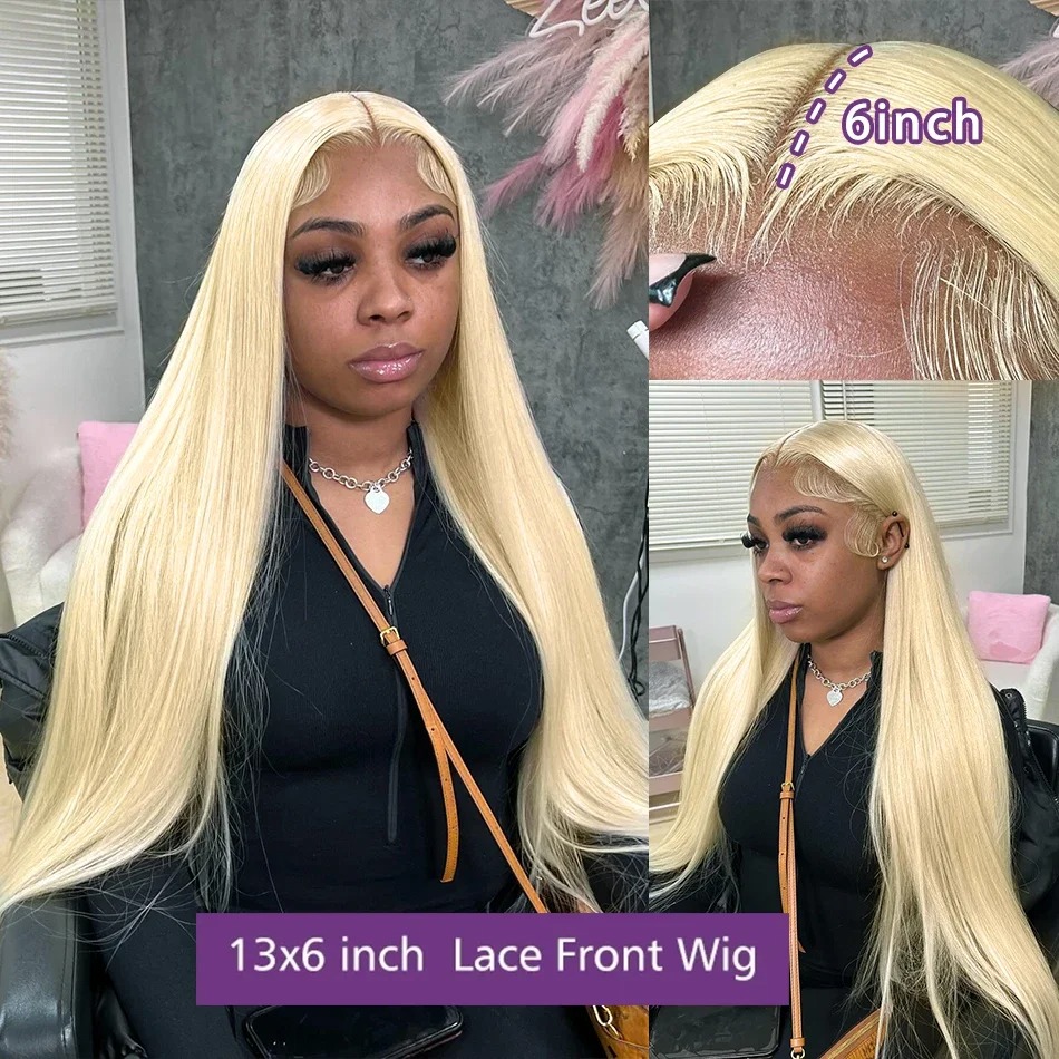 30 Inch 613 Human Hair Wigs 13x6 Straight Blonde Lace Front Wig Human Hair Brazilian Colored 13x4 Hd Lace Frontal Wigs for Women