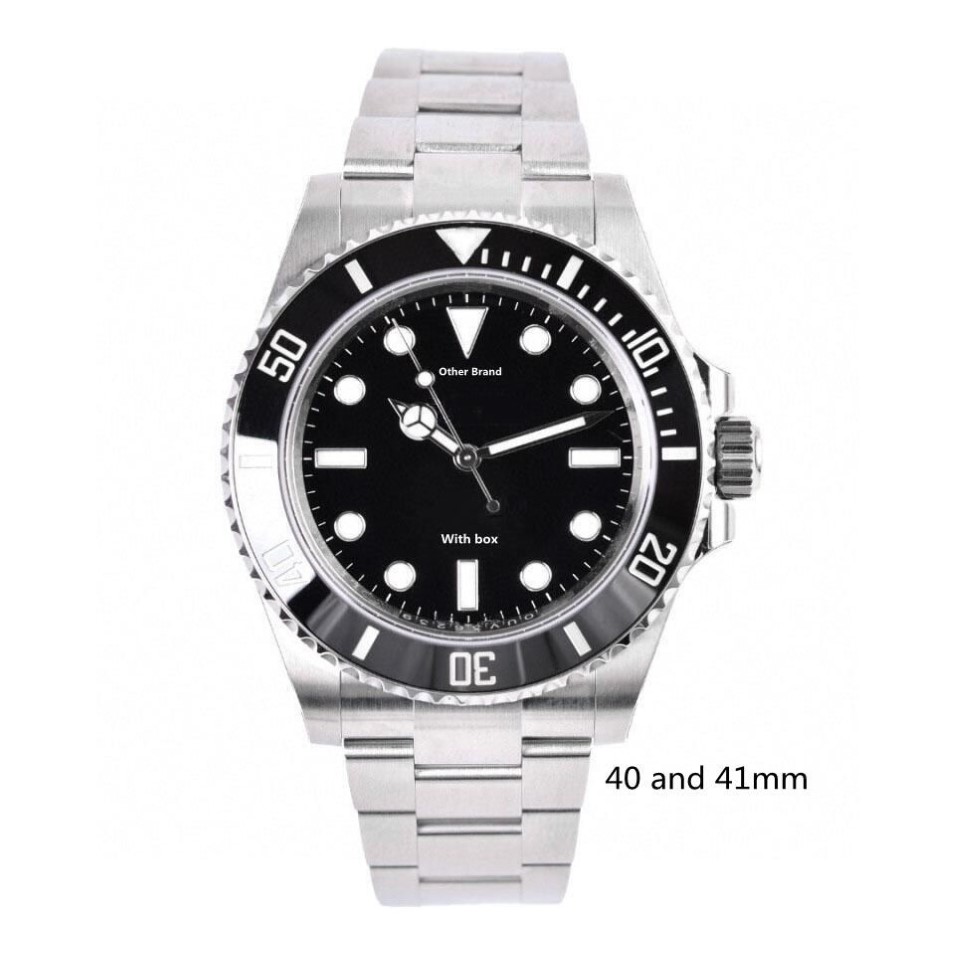 Górna ramka 41 mm i 44 mm zegarki dla mężczyzn luksusowa marka ceramiczna nowa Water Ghost Stal Watch Nurving Series Automatyczne M2791