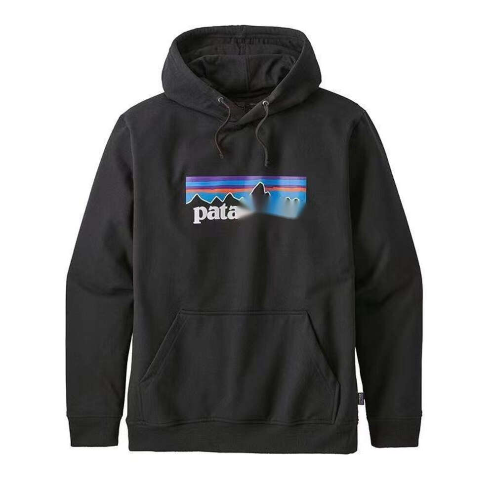 Patagoni Sweatshirt Designer Original Quality Mens Hoodies Sweatshirts Snowy Mountain Pattern Letter Printed Hooded Casual Versatile Trendy